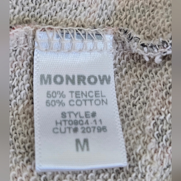 MONROW Tiger Sweatshirt in Black and Pink size Medium - Picture 14 of 16